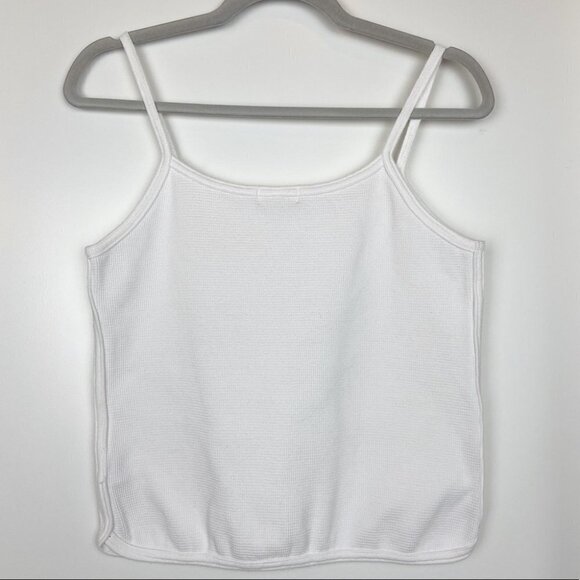Non-Fiction Homeware Cotton White Tank Top - Picture 3 of 8
